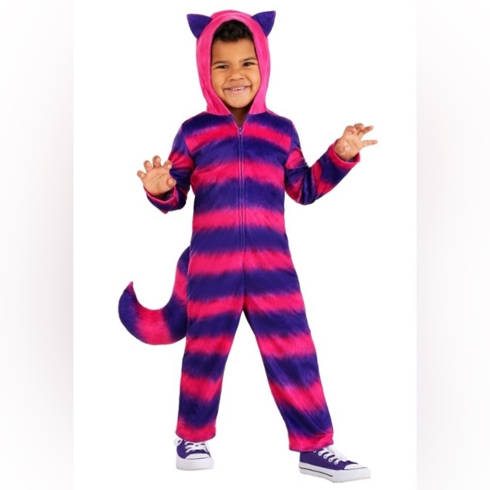 Little boys 4T Cheshire Cat Costume